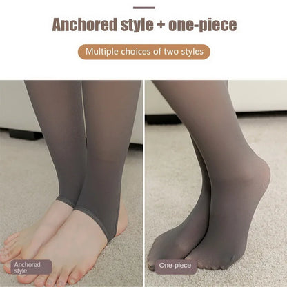 Thermo-Strumpfhose mit Haut-Effekt – warm, formend & reißfest