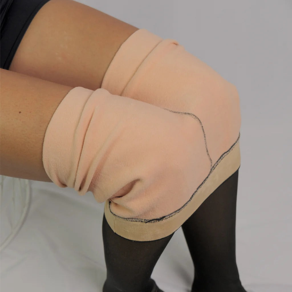 Thermo-Strumpfhose mit Haut-Effekt – warm, formend & reißfest