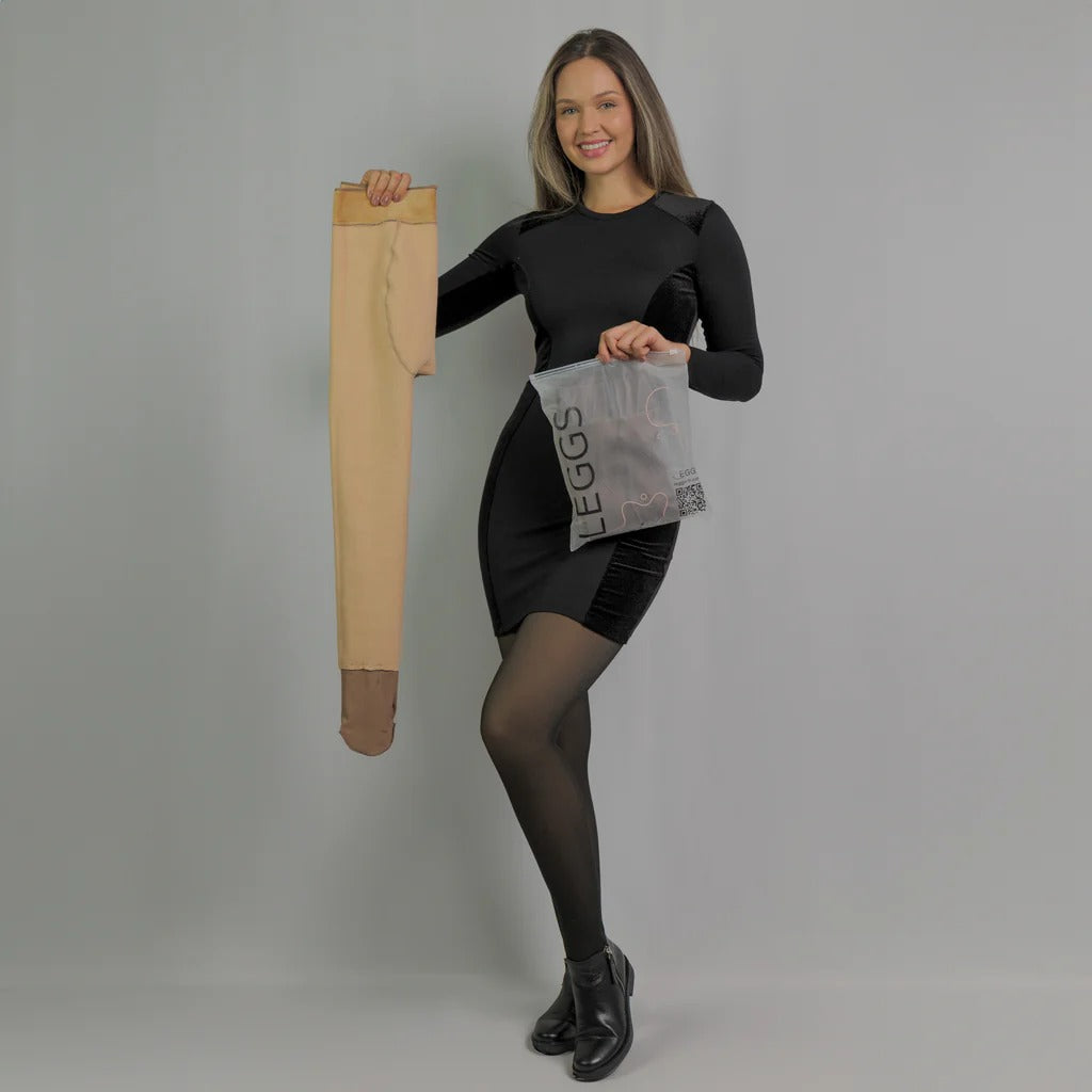 Collant polaire effet peau – chaud, gainant & indéchirable