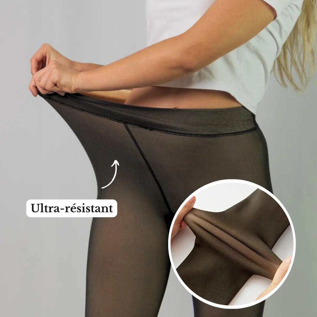 Thermo-Strumpfhose mit Haut-Effekt – warm, formend & reißfest