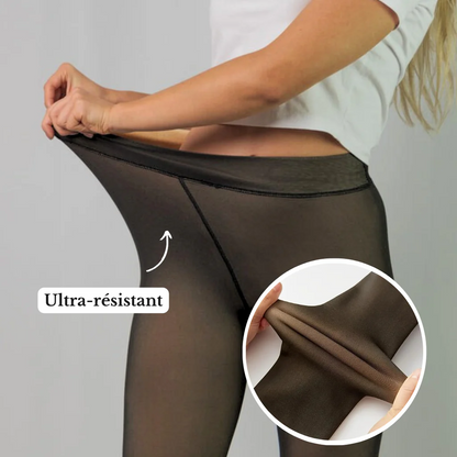 Thermo-Strumpfhose mit Haut-Effekt – warm, formend & reißfest