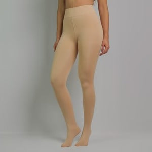 Thermo-Strumpfhose mit Haut-Effekt – warm, formend & reißfest