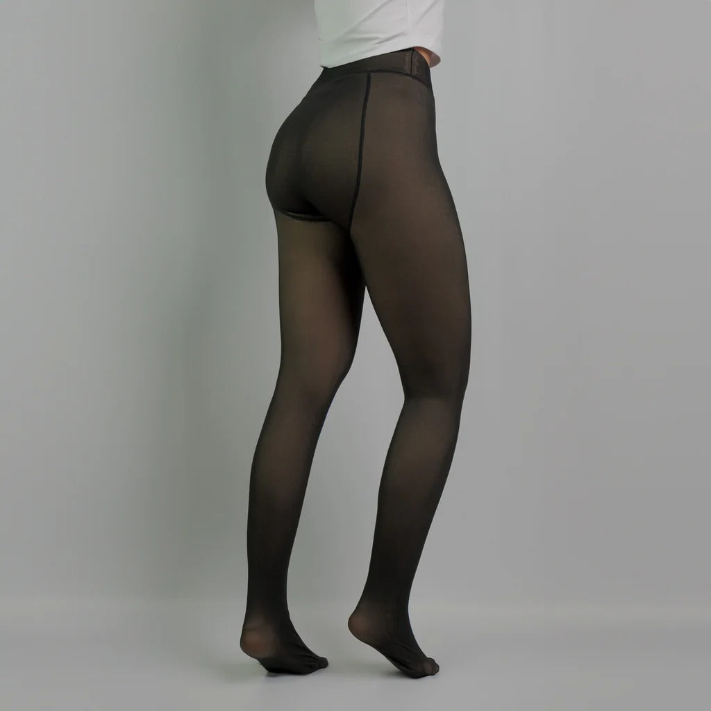 Thermo-Strumpfhose mit Haut-Effekt – warm, formend & reißfest
